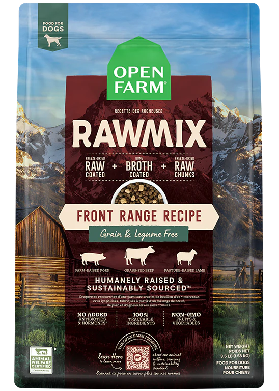 Open Farm RawMix Front Range Recipe Grain & Legume Free, 3.5lb