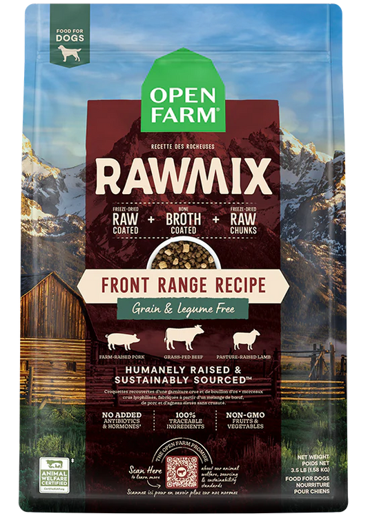 Open Farm RawMix Front Range Recipe Grain & Legume Free, 3.5lb