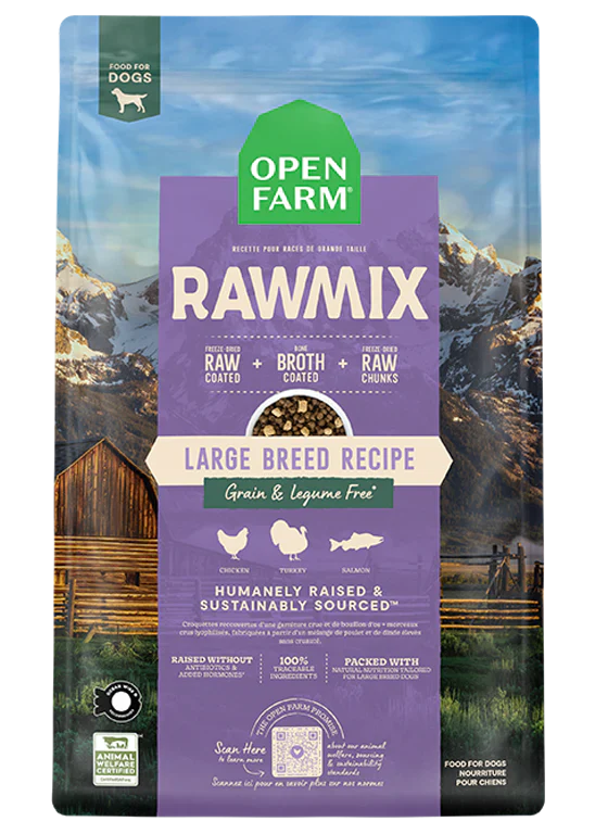 Open Farm Rawmix Large Breed Grain Free 20lb