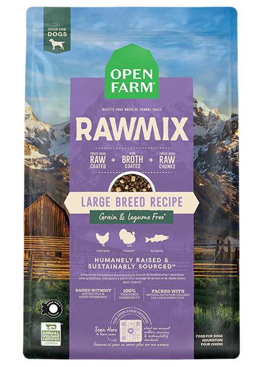 Open Farm Rawmix Large Breed Grain Free 20lb