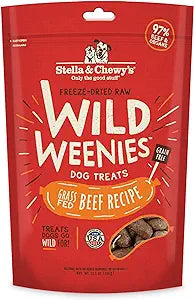 Stella & Chewy's Grass-Fed Beef Wild Weenies Dog Treats 3.25oz