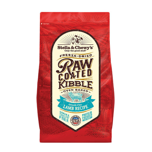 Stella & Chewy's Raw Coated Grain Free Grass Fed Lamb Recipe Dog Food, 22lb