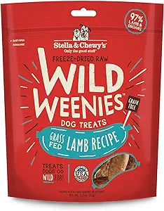 Stella & Chewy's Grass-Fed Lamb Wild Weenies Dog Treats 3.25oz