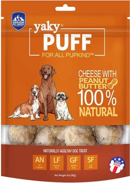 Himalayan Pet Supply Yaky Puff Peanut Butter Treats 3oz